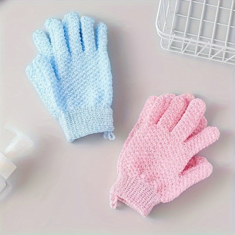 Guantes exfoliantes para ducha, limpieza profunda y masaje, eliminan piel muerta y sequedad