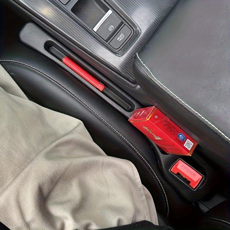 Rejilla Antifugas para Asientos de Coche con Porta Monedero y Soporte para Teléfono, Compatible con Todos los Modelos - Accesorios Automotrices