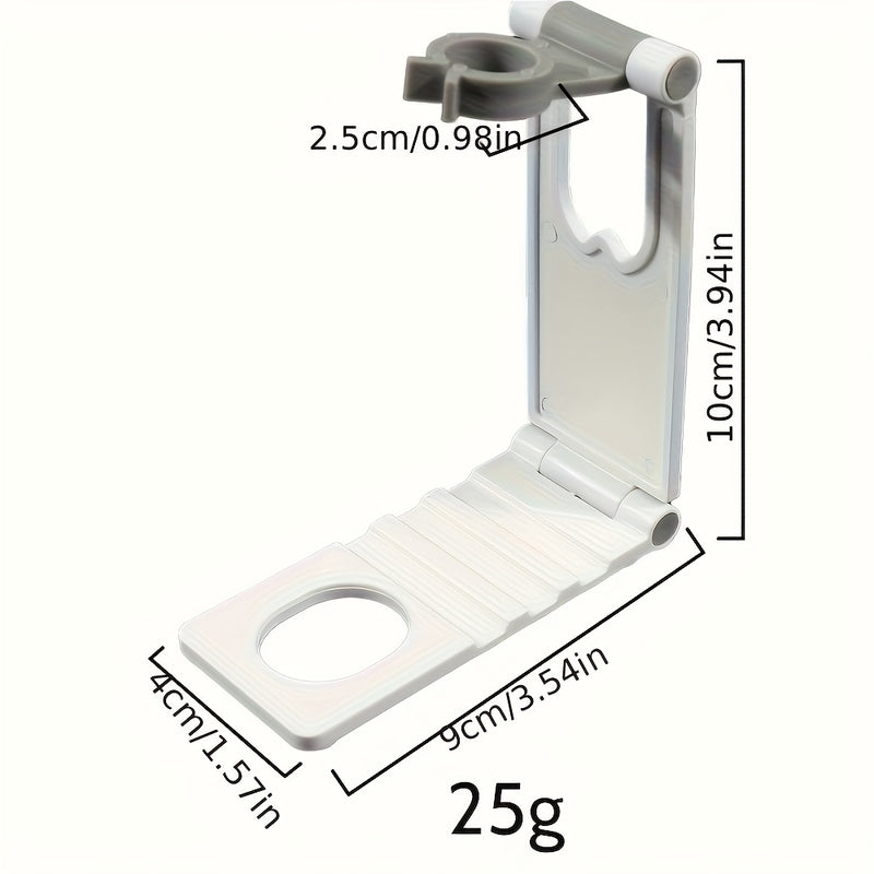 Soporte Plegable para Lámpara de Uñas con Rotación 360° y Base Antideslizante - Ángulo Ajustable, Diseño Portátil para Salones de Manicura, Arte en Casa o Estudios Personales - Compatible con Diversas Lámparas LED