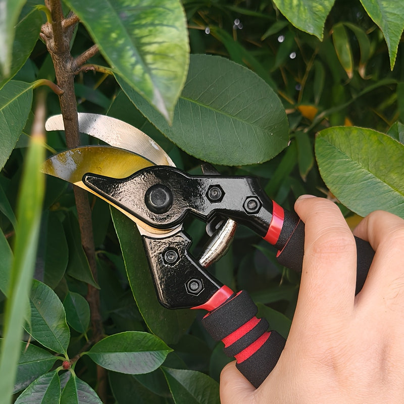 Herramienta de Podar Jardinería Multifuncional, Cortatijas Manuales Súper Afilados y Resistentes, Tijeras Profesionales Multipropósito para Plantas, Flores y Arbustos