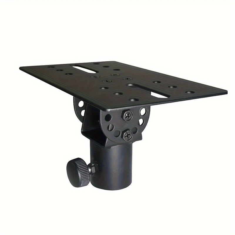 Soporte de altavoz ajustable de 1pc, bandeja metálica de diámetro interior de 35mm, placa base rotativa, cuerpo de hierro, accesorio de equipo de audio para altavoces de estudio
