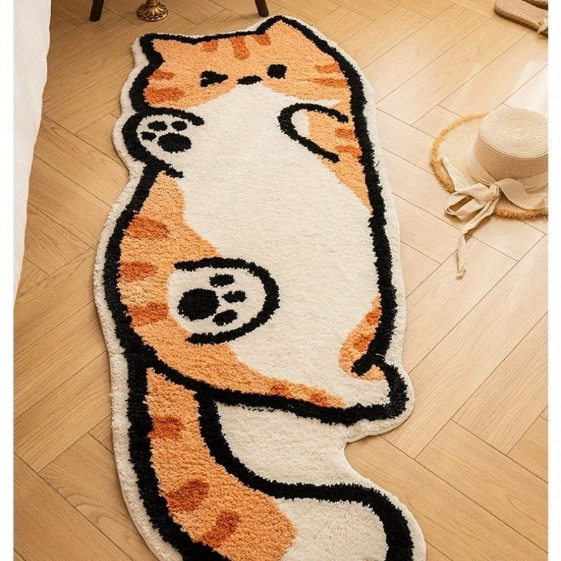 1pieza Alfombra de Pelo Falso, Grosor, Duradero, Cuatro Estaciones, Plush, Suave, Fácil de Limpiar y Recuperar, Alta Calidad, Tamaño Grande, Cobertura Total, Lavar en Máquina, Hecho de 100% Fibra de Poliéster, para Sala de Estar, Dormitorio, Interior