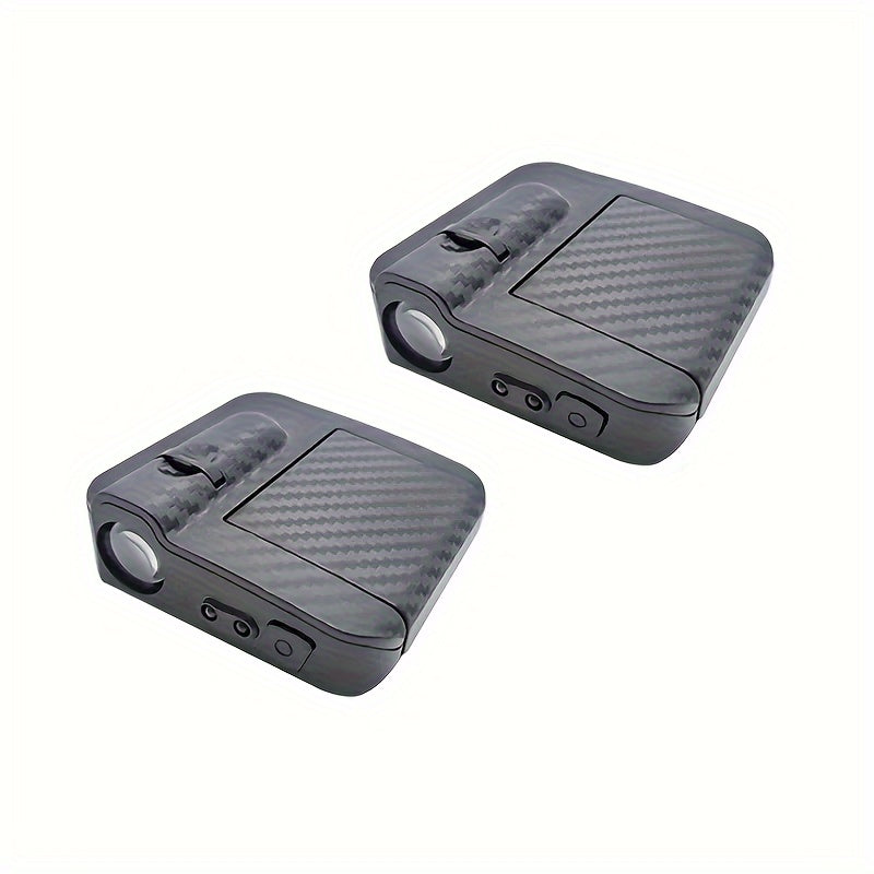 2 Piezas, Proyector De Luz LED De Bienvenida Para Puerta De Coche, Luz De Cortesía HD, Emblema De Sombra Fantasma, Compatible Con Chevrolet, Dodge, Nissan, Toyota, Ford, Hyundai, Honda, Kia, Opel, Funciona Con Pilas, 36 V Máx, No Incluye Pilas