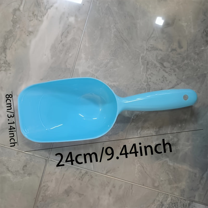 Pack de 3 Palas de Plástico PP Resistentes - Amarillo Brillante, Rosa y Azul - Duraderas, Ligeras y Fáciles de Usar para la Playa, Jardín, Exteriores, Limpieza de Mascotas y Juego - Herramientas Manuales Multifuncionales para Jardinería, Pala de Jardín,