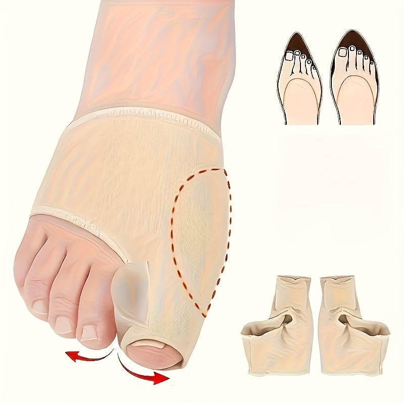 2 piezas, un conjunto de inserto de agarre y almohadilla de gel, suave y cómodo, una gran herramienta para uso en el pie - Adecuado para uso nocturno y en casa - Adecuado para hombres y mujeres