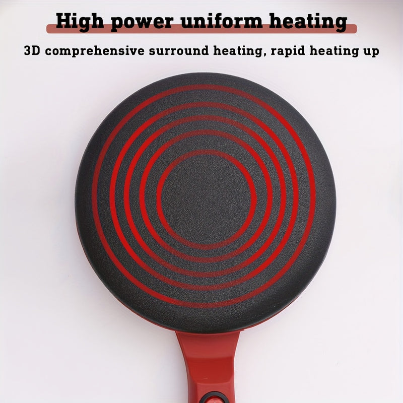 Forma de Panqueques Antiadherente de Un Solo Lado con Control Inteligente de Temperatura - Fácil de Limpiar, ¡Perfecto para Principiantes, Ideales para Panqueques, Rollos Primavera y Más! Aparato de Cocina Doméstico | Accesorio Elegante para la Cocina |