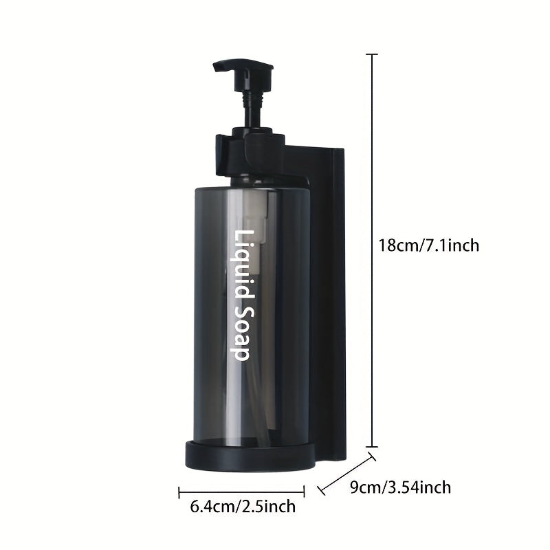 Dispensador de Jabón Montado en la Pared para Baño de Hotel, Gel de Ducha y Botella con Presión Manual