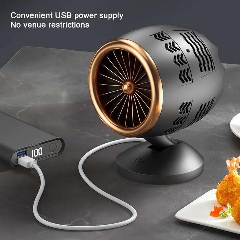 SENBOWE Campana Extractora Portátil - Alimentada por USB, 36V o inferior, no necesita batería, 1 filtro activo de repuesto, soporte de elevación ajustable multiángulo, ideal para parrillas de interior, olla caliente y cocina de RV, ventilación de olla ca