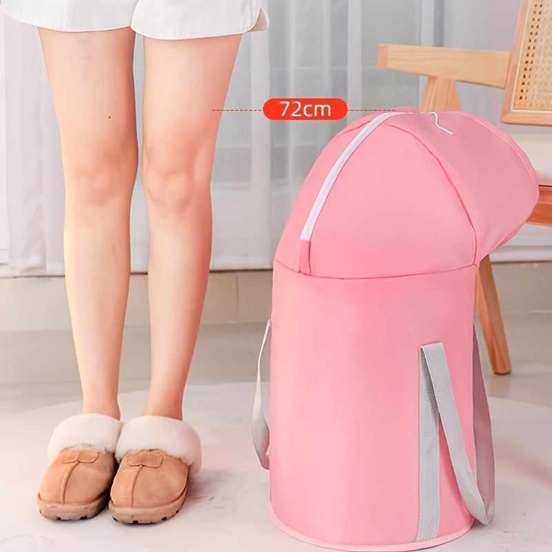 Baño de pies plegable y portátil con mango ergonómico y almohadilla extraíble - Sin formaldehído, material de PVC no tóxico para el hogar, dormitorio, viajes y camping - No requiere electricidad, spa de pies portátil para relajación y autocuidado, herram