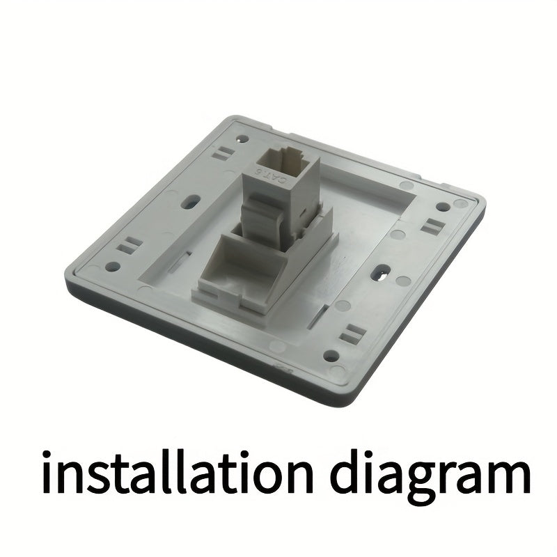 20 piezas de conector RJ45 hembra a hembra para conexión de red informática CAT.6 Gigabit Ethernet, destinado a fines de telecomunicaciones, incluyendo teléfonos, computadoras de escritorio, laptops y otros dispositivos que permiten acceder a datos, cont