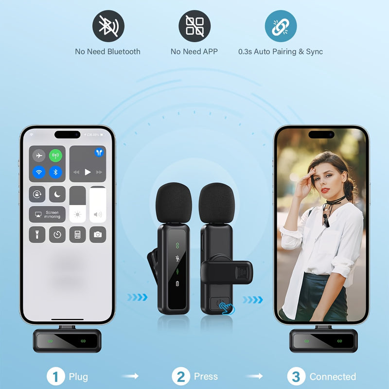 Micrófono inalámbrico con cable K3 (J81) USB, recargable con batería de polímero, con enchufe de 2,5 mm y indicador LED para conferencias de video, podcasting y grabación de voz. Disponible en negro, ideal para cantantes, podcasters y grabación de voz. D