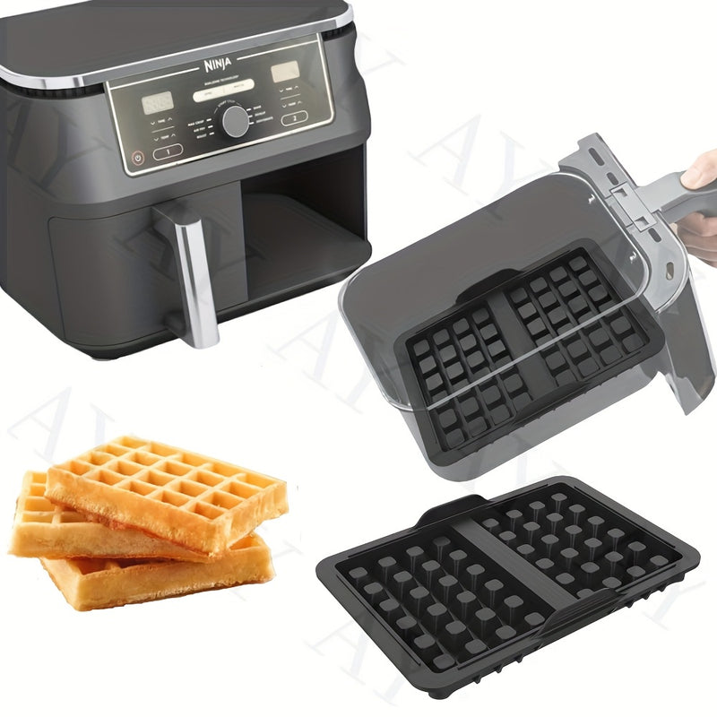 1/2pcs Revestimientos de Silicona para Freidora de Aire Antiadherentes Reutilizables Molde para Gofres para Freidora de Aire Ninja AF400EU AF451EU SL400EU AF500DE y Muchos Otros Accesorios para Freidoras de Aire