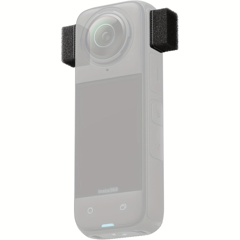 Dos Juegos de Fundas para Micrófono Insta360X4 con Reducción de Ruido de Viento y Accesorios de Esponja Transparente