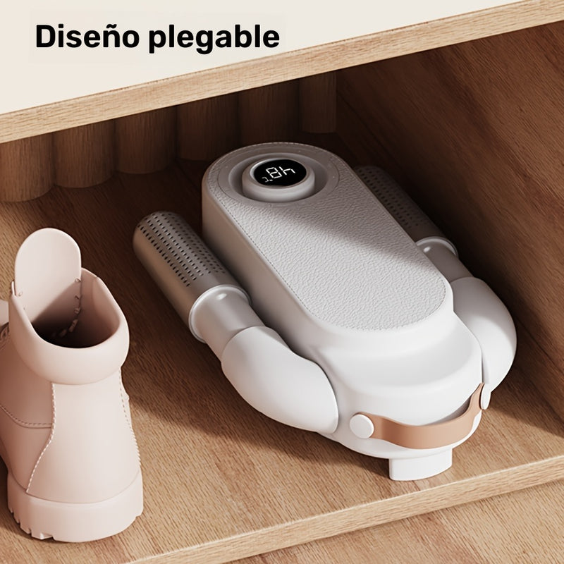 Secador de ropa portátil compacto con protección contra sobrecalentamiento, ajustes de temporizador doble y características de eficiencia energética - Ideal para viajes, camping y uso doméstico, enchufe de EE. UU., 110V, operación eficiente y silenciosa,