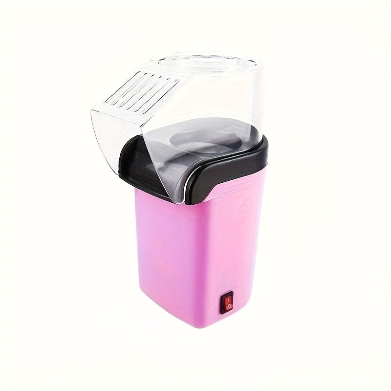 1 pieza, Mini fabricante de palomitas de maíz eléctrico - Sin aceite, control de temperatura inteligente, bajo ruido, duradero y portátil para cines en casa, camping, fiestas - Regalo de cumpleaños de Navidad, regalos de palomitas de maíz, fabricante de