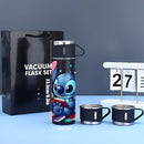 Taza Térmica de Acero Inoxidable Disney Stitch de 17oz, Aislada al Vacío, Reutilizable, Solo Lavado a Mano, Multiusos, con Vaso, para Adultos, Café, Bebida Caliente, Bebida Fría, Botella de Agua LHB03211