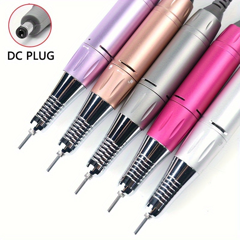 Lima de uñas eléctrica profesional, 35,000 RPM, accesorio de pulido de lima de mano, taladro de manicura para arte de uñas y belleza.