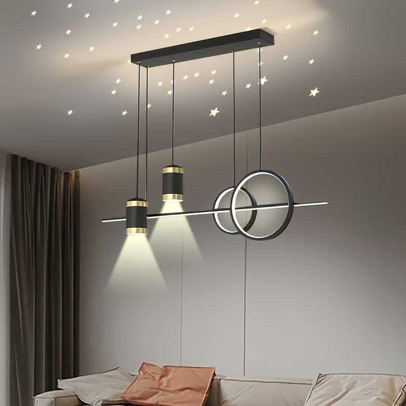 Linterna LED de Estilo Moderno para Comedor, Cocina, Sala, Dormitorio, Lámpara de Techo para Mesa de Comedor, Adecuada para Centros Comerciales, Salas, Oficinas, Cafeterías, Pasillos, Baños y Escaleras