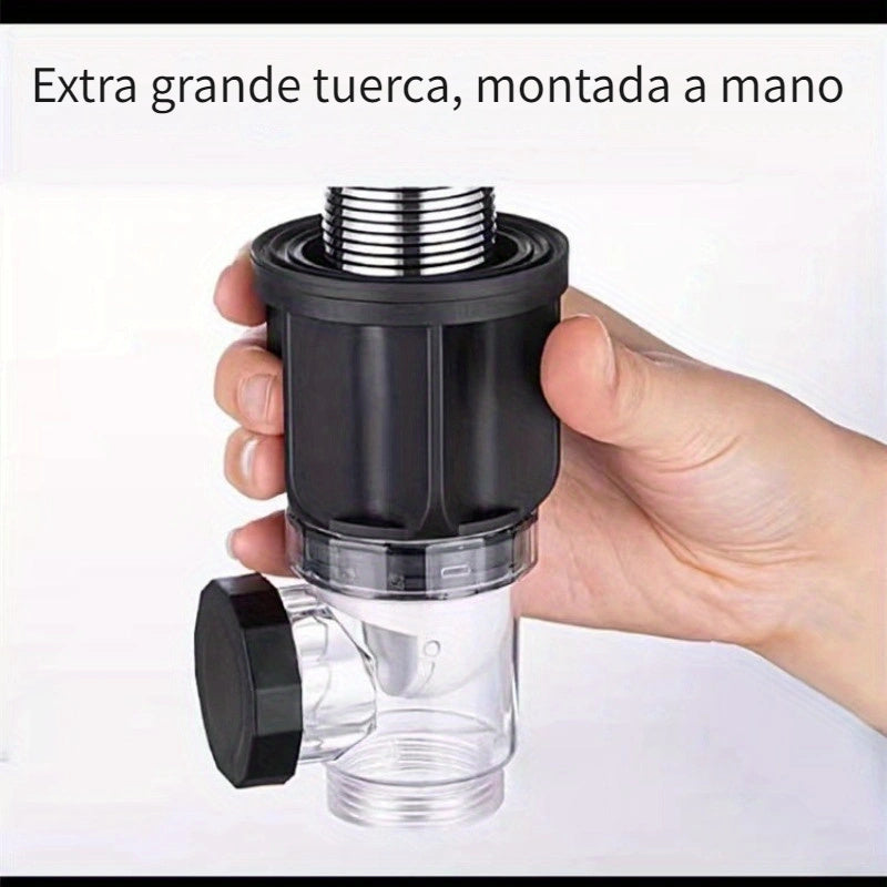 Juego de Tubos Retráctiles Antiodor para Cocina y Baño de 1 Pieza - Tubo de Drenaje Universal para Inodoro, Tubo de Agua y Accesorios
