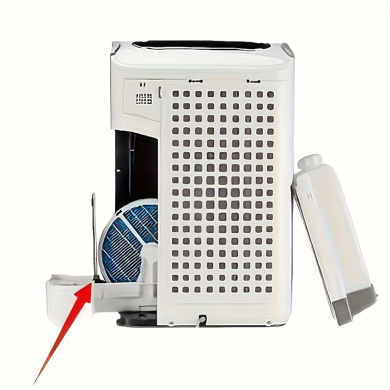 Filtro de Reemplazo para Purificador de Aire SHARP Compatible con las Serie KC-Z, KC-BB, KC-BD, KI-BX - Material PP de Alta Eficiencia, Diseño Blanco Rectangular con Rejilla de Ventilación y Accesorios para una Filtración Óptima del Aire