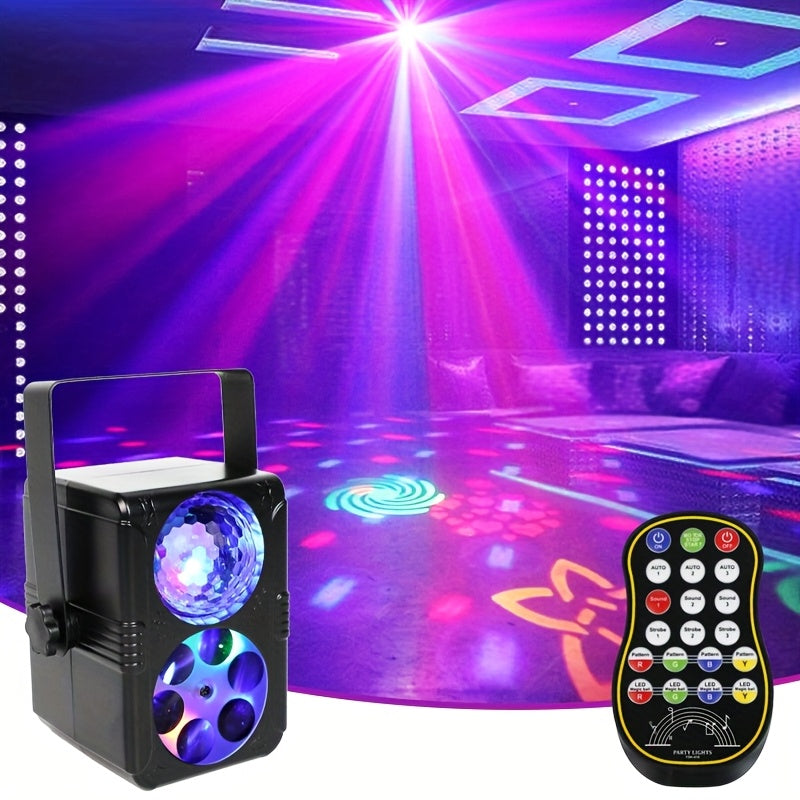 Proyector portátil de ángulo ancho USB2025, RGB, modo multi, control de voz de DJ, iluminación ajustable, fiesta de cumpleaños, karaoke, baile, gimnasio, club, transmisión en vivo, fotografía, luz ambiental para Navidad, Halloween, boda, San Valentín, an