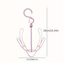 Organizador de Zapatos Duradero con Múltiples Ganchos - Verde Pastel y Azul, Ahorrador de Espacio para Uso Interior/Exterior, Balcón, Entrada, Armario, Diseño Elegante y Ligero, Secado de Calzados