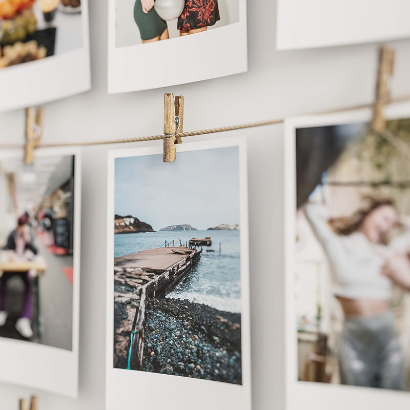 100 Piezas, Mini Pinzas Para La Ropa Para Fotos, Pequeñas Pinzas Para La Ropa De Madera Natural, Mini Pinzas Para Fotos Pequeñas Para Manualidades, Arte, Cócteles