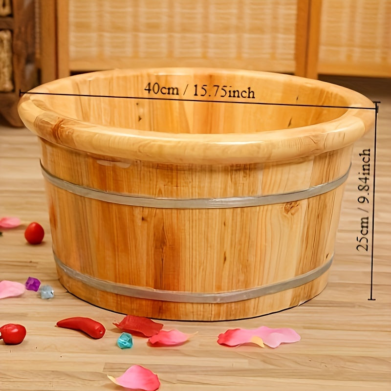 Cedro Madera Hogar Regalo Baño de Pies Masaje de Pies Baño de Pies Barril de Madera Baño de Pies Barril de Madera Engrosado Baño de Pies No Necesita Conectarse a la Electricidad