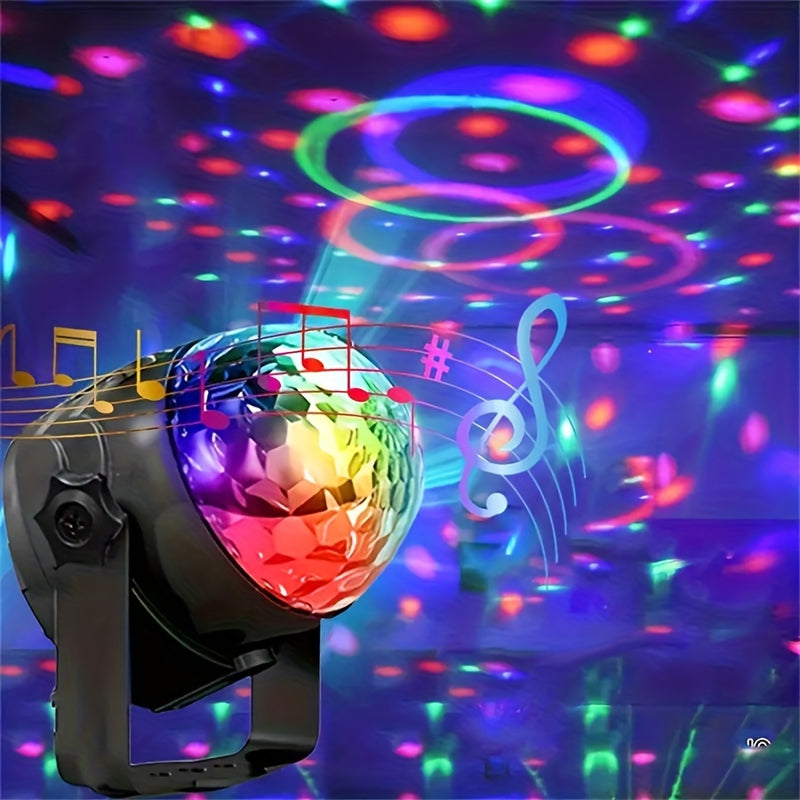Bola de cristal LED mágica, luz colorida para fiestas, DJ, discoteca, KTV, bar, luz de ambiente brillante.