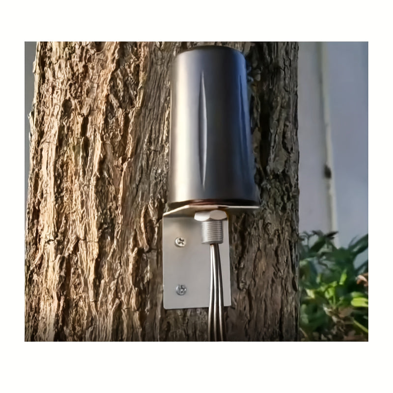 Antena omnidireccional 4x4 MIMO 4G/5G con montaje de tornillo - 3,05 metros de coaxial/SMA masculino, alta ganancia 2,5dBi/3,5dBi, doble polarización, 2,4 GHz-2,6 GHz/3,3 GHz-3,6 GHz, 4x4 MIMO para una mayor capacidad y cobertura, antena exterior 4G LTE,