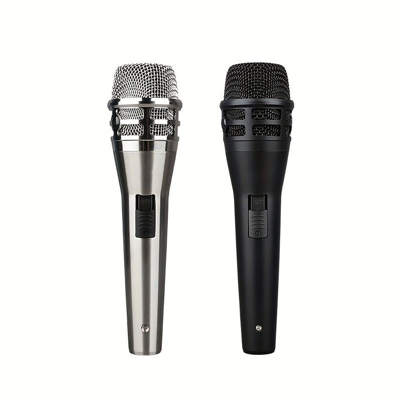 Microfono Dinámico KSM8 con Cable de Calidad Profesional Multifuncional para Karaoke, Presentaciones en Vivo y Grabación