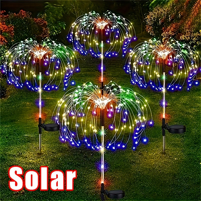 Luces de diente de león con energía solar AMill - Estaca de alambre de cobre para decoración de jardín y patio exterior, fácil instalación