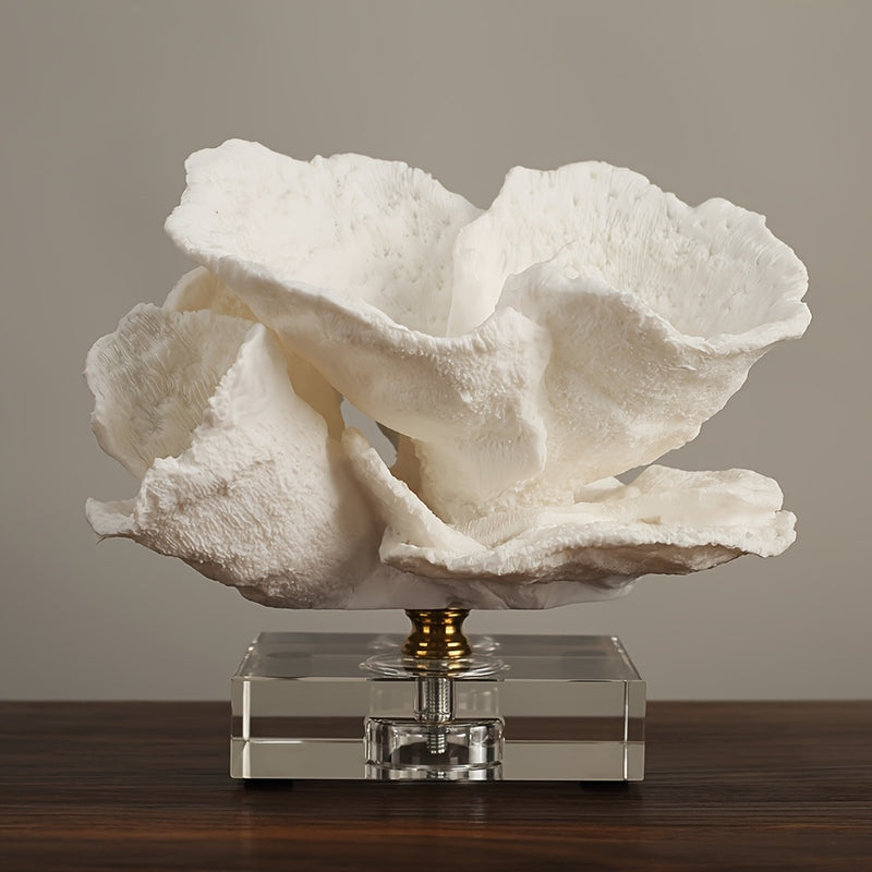 Coral artificial de resina decorativa - Adorno de coral falso realista, artesanía de arrecife de coral oceánico, decoración para hogar, oficina y temática costera