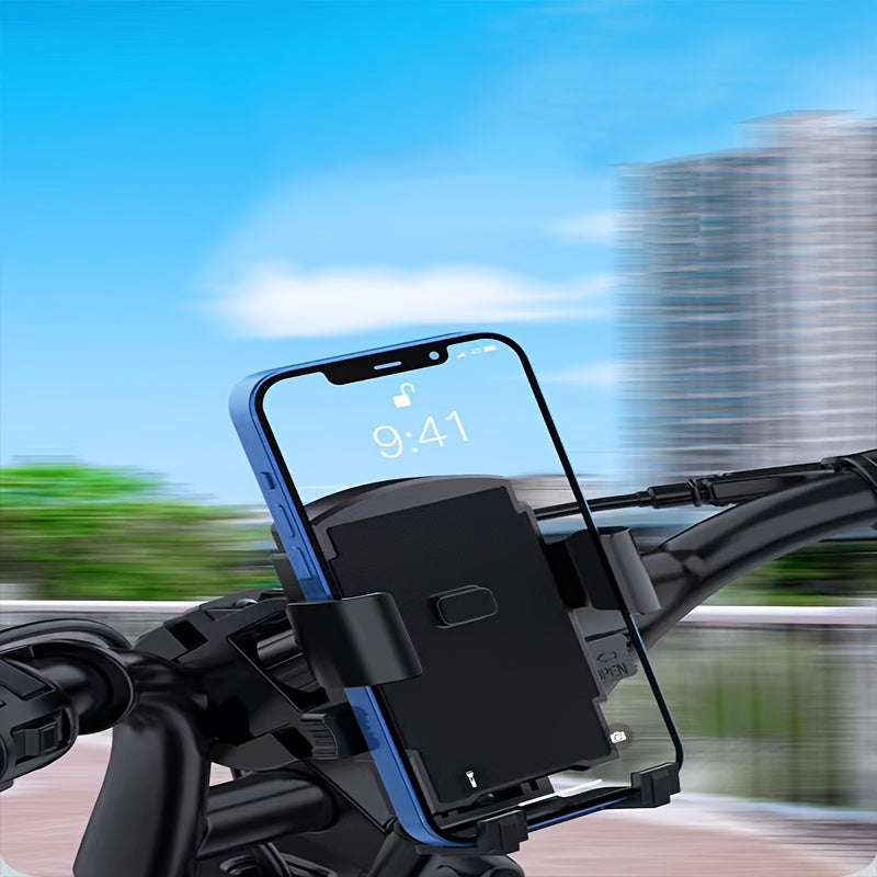 1 pieza de soporte de bicicleta con caja, adecuado para ciclismo al aire libre. Adecuado para varios modelos de vehículos. Se utiliza para ciclismo al aire libre. Envíe comida para llevar y artículos domésticos. Resistente a caídas. Fácil de soportar tel