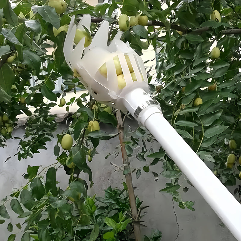 Herramienta de recolección de frutas y verduras ligera y reutilizable - Plástico duradero, no necesita batería, ideal para huertos, granjas y uso doméstico, equipo de cosecha de jardín | Diseño ergonómico | Manejo fácil