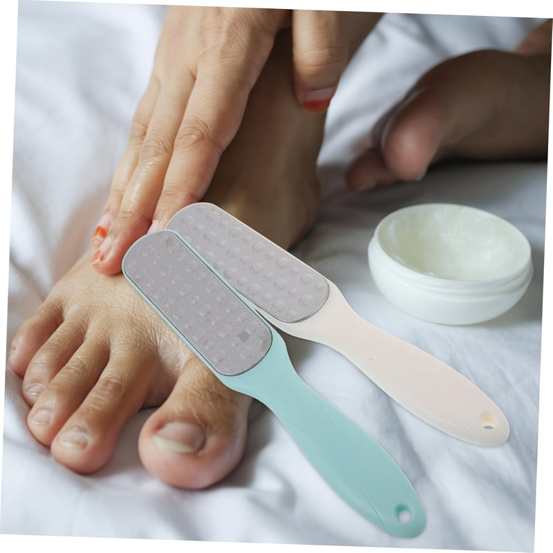 1/2/4 Piezas Lima de Pies Doble Cara Acero Inoxidable Herramienta Profesional para Pedicura con Removedor y Vaso Lavador, Diseño Antideslizante, Adecuado para Mujeres, Hombres, Todos
