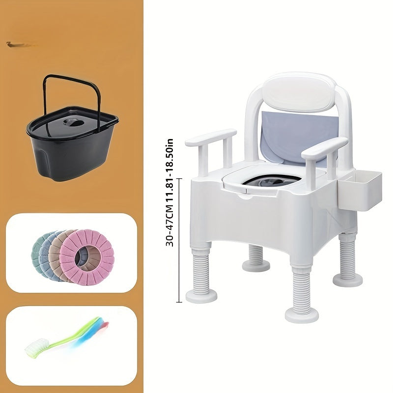 Un taburete de ayuda para defecar adecuado para niños pequeños y adultos, un taburete para pies de inodoro, un taburete de baño adecuado para niños y niñas, que puede ayudar en la transición desde una posición de cuclillas