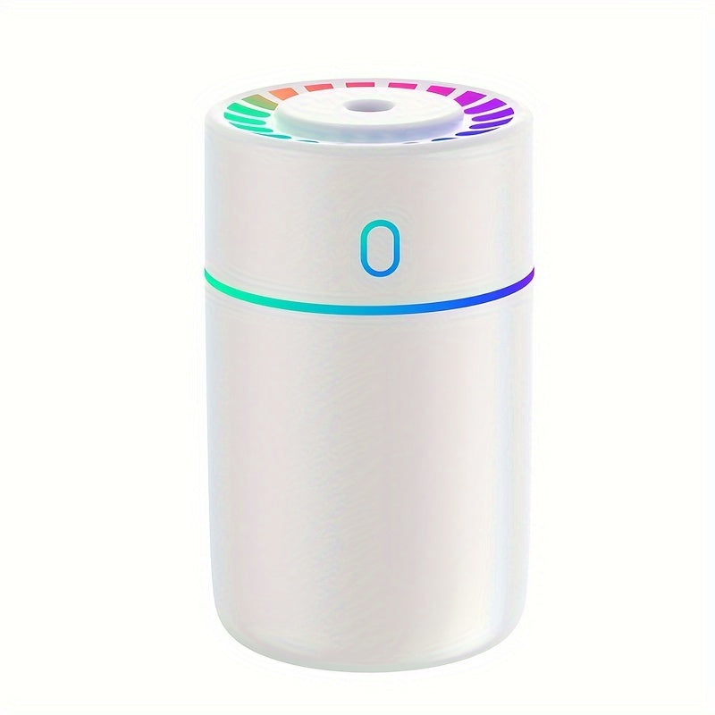 Humidificador ultrasónico portátil de 230 ml, difusor de aroma de nano niebla de plástico multisala con alimentación USB y funcionamiento silencioso para dormitorio, oficina y escuela - 1 unidad