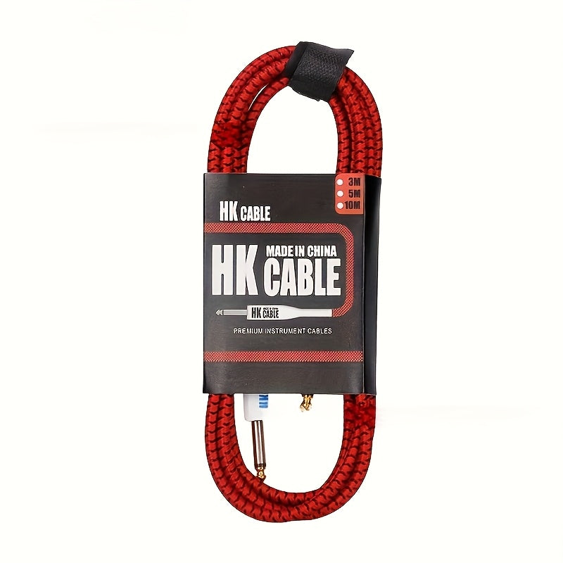 Cables para amplificador de guitarra eléctrica y bajo de alta calidad, varios estilos - 3.05 metros/6.1 metros, sonido de alta fidelidad, duraderos y con mayor flexibilidad, compatibles con todos los instrumentos