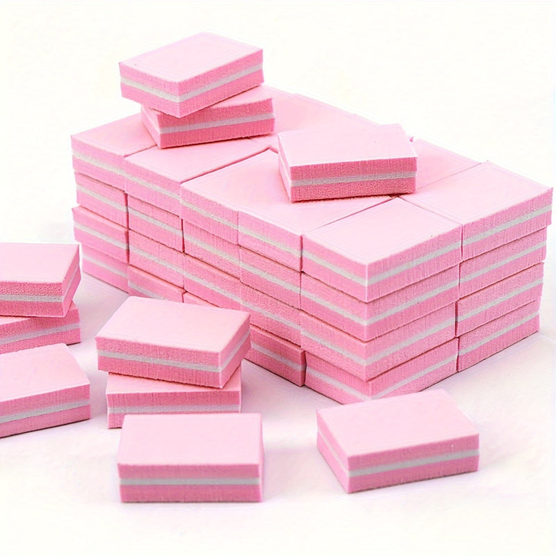 Limas de Uñas (Paquete de 20/40/80), Bloque Mini Limador para Uñas Acrílicas y Naturales, Set de Bloques de Pulido con Grano 100/180 para Manicura Profesional
