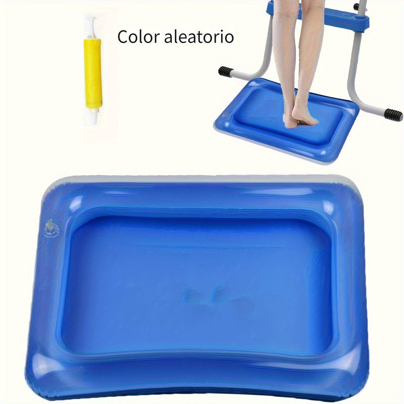1/2pcs Baño de pies inflable cuadrado, baño de pies portátil, escalera de entrada de piscina para baño de pies, kit de limpieza de piscina y pedicura