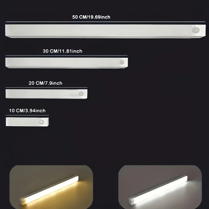 Luz sensible al control de voz LED, con patrón de rayas moderno, montaje de techo independiente, regulable, decoración de metal cepillado, sombra de plástico, batería de litio recargable, carga USB, adecuada para dormitorio, cocina, sala de estar - Luz b