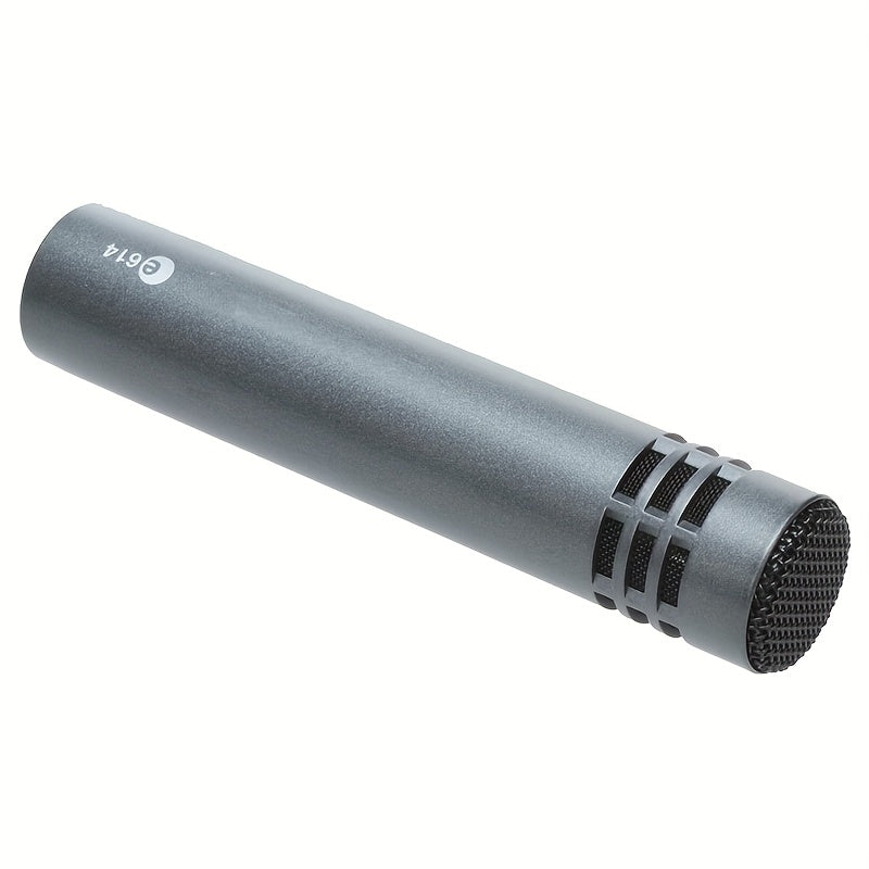 Microfono de Instrumento Condensador Profesional LexiNova™ E614 con Patrón Polar Cardióide, Conexión XLR y Diseño Compacto para Estudio en Casa y Grabación de Escenario, Grabación Vocal | Microfono Compacto | Transmisión de Audio Estable