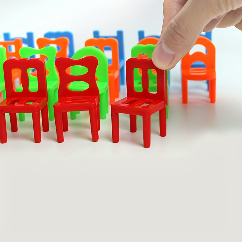 Sillas Apilables Divertidas para Niños - Construcción Duradera de ABS, Perfectas para Jugar y Aprender