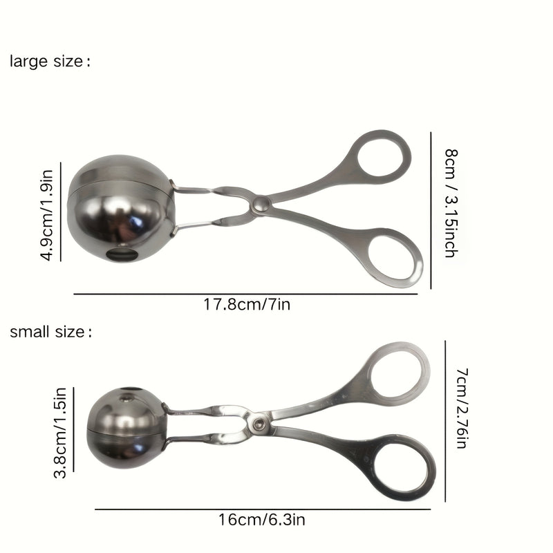 1pc Máquina para Dumplings de Arroz y Carne de Acero Inoxidable Fácil de Extruir - Utensilio de Cocina Duradero para Crear Dumplings de Arroz y Carne Perfectos