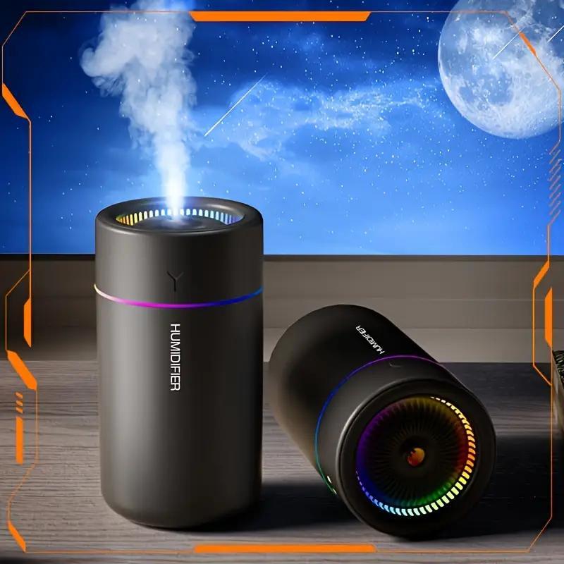 Humidificador Silencioso USB para Habitaciones Grandes - Tanque de Agua Superior, Multifunción, Sin Alcohol, Fácil de Limpiar, Ideal para Dormitorio, Sala, Oficina y Hotel