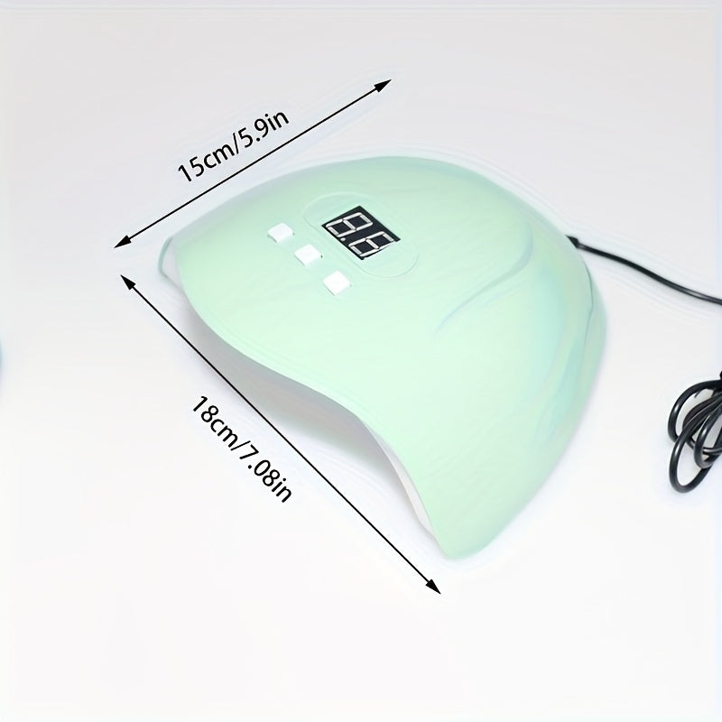 1 lámpara profesional para manicura con temporizador digital y sensor inteligente, el regalo perfecto para mujeres
