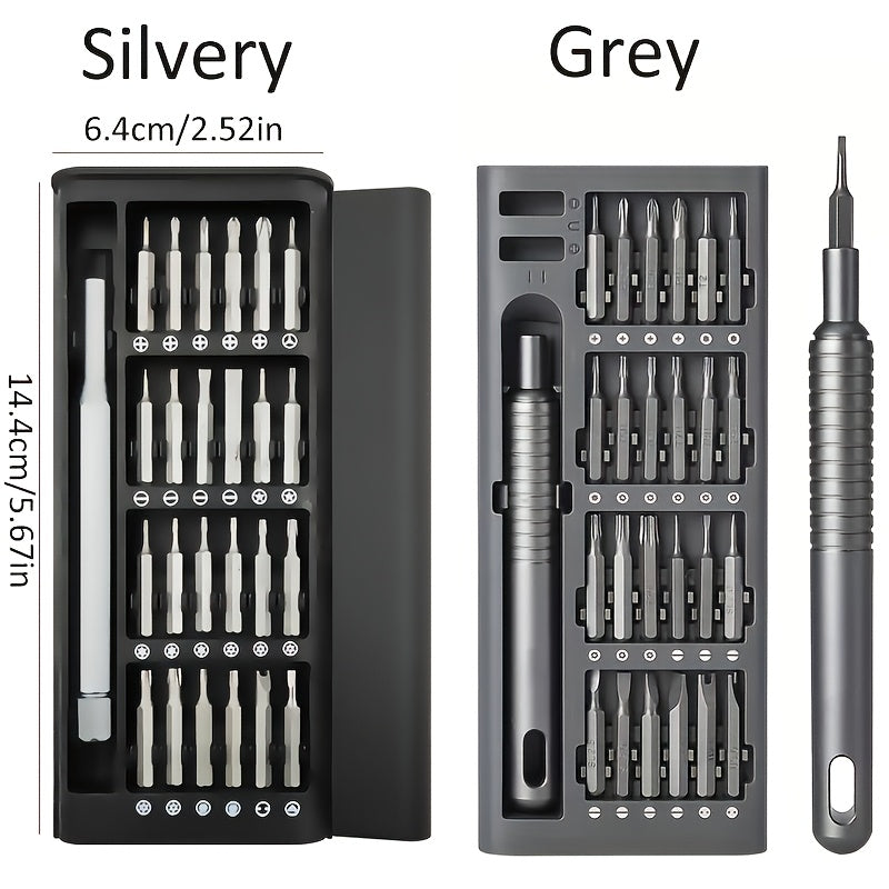 Juego de destornilladores de precisión 25 en 1, acero inoxidable, multifuncional, plástico resistente, sin carga, para desarmar y reparar teléfonos móviles y tabletas
