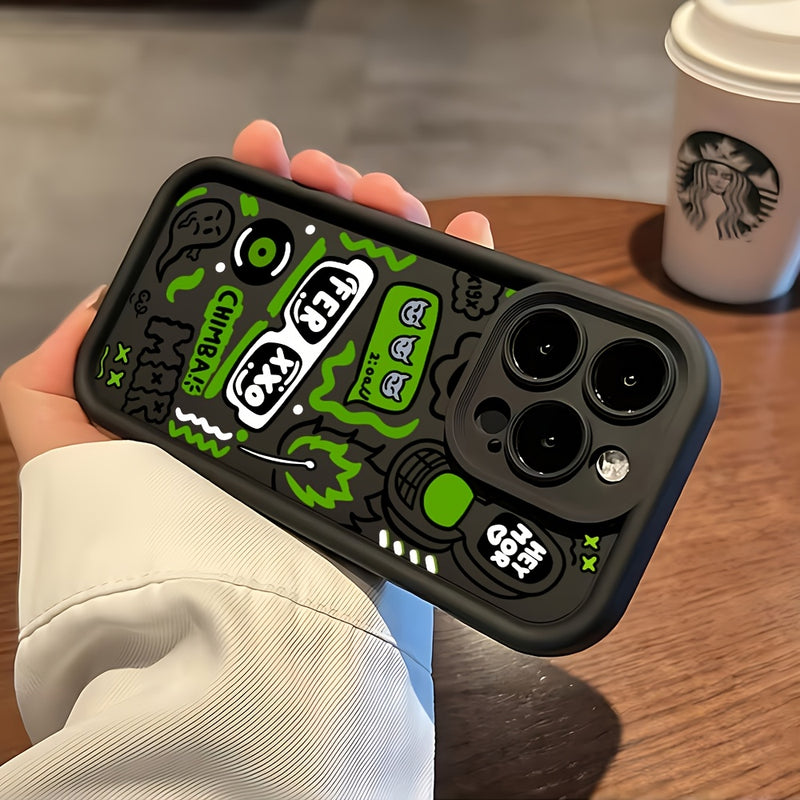 Funda para iPhone 16, 15, 14, 13, 12, 11 Pro Max, Mini, XR, XS, X, 7, 8 Plus, con diseño graffiti Ferxxo, cubierta trasera suave de TPU para protección contra caídas