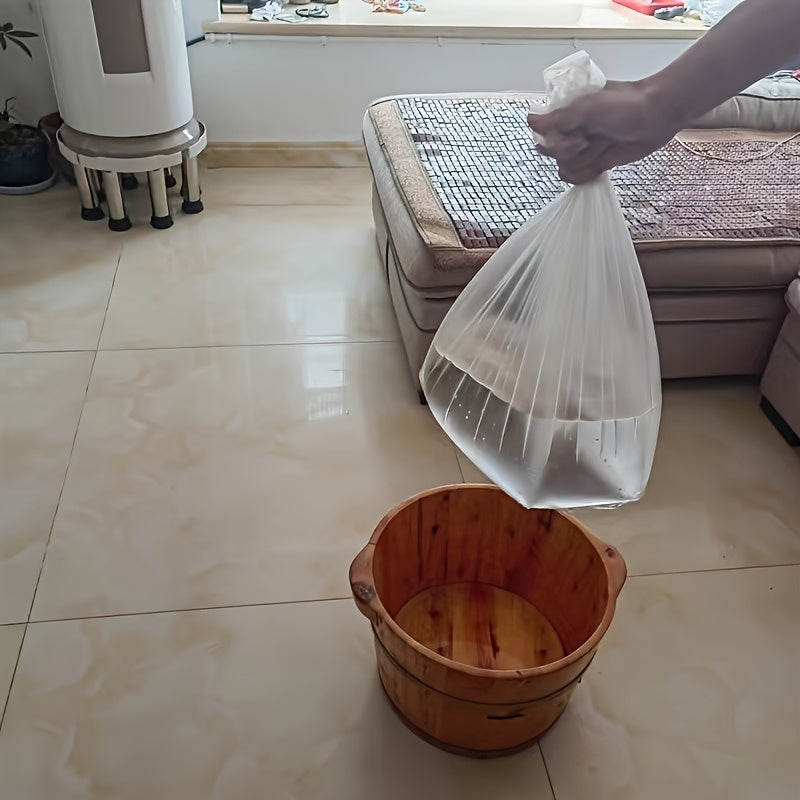 80 Bolsas de Plástico Resistentes para Baño de Pies - Transparente, Uso en Salón y Hogar - Cubiertas Desechables Higiénicas para Pedicura, Sin Necesidad de Electricidad - Accesorios para Spa, Hotel, Remojo de Pies, Diseño Transparente, Fácil Limpieza, Ma
